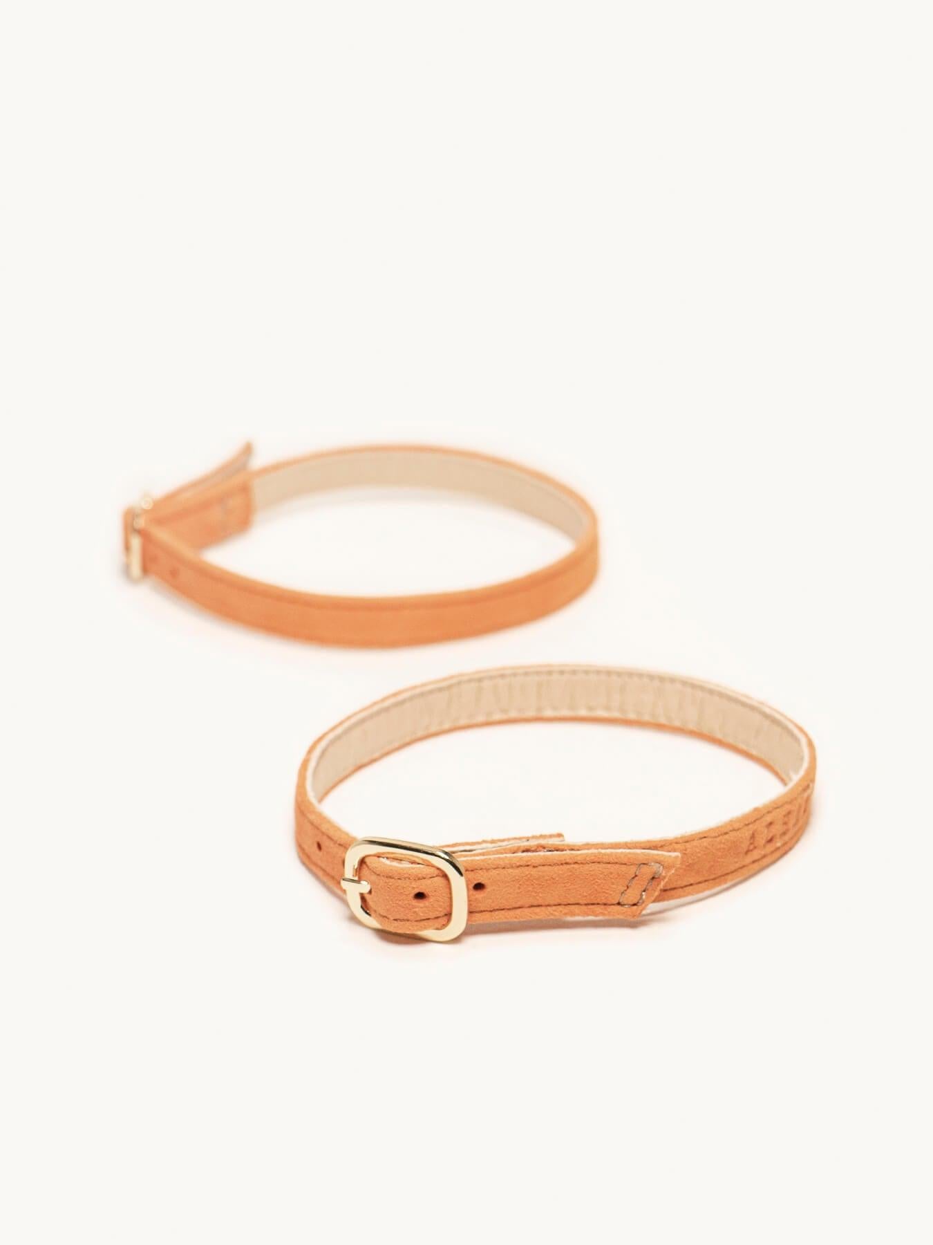 Pulseira Camurça Laranja