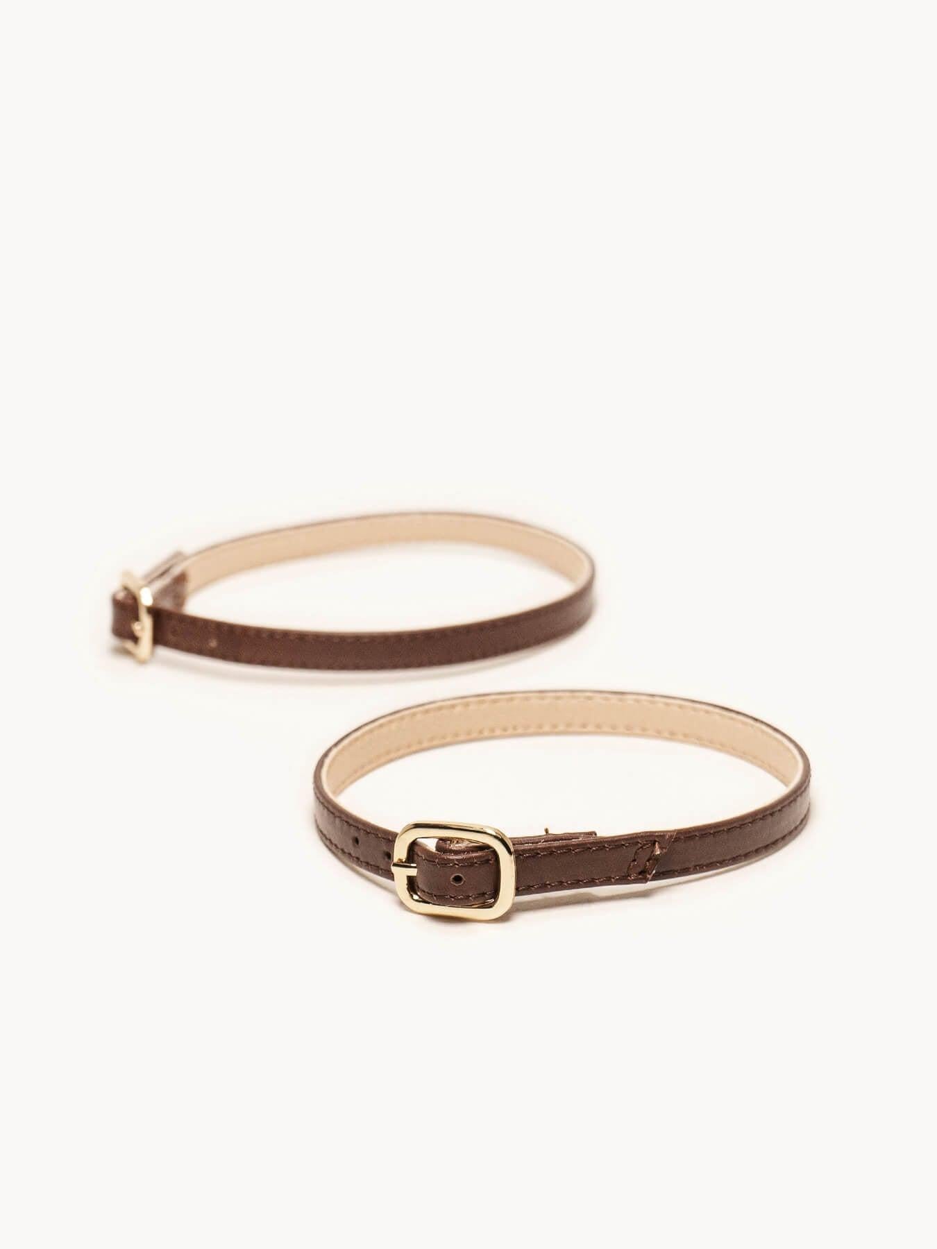 Pulseira Napa Marrom Escuro