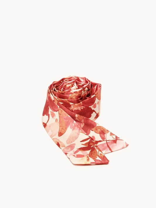 Lenço Floral Laranja