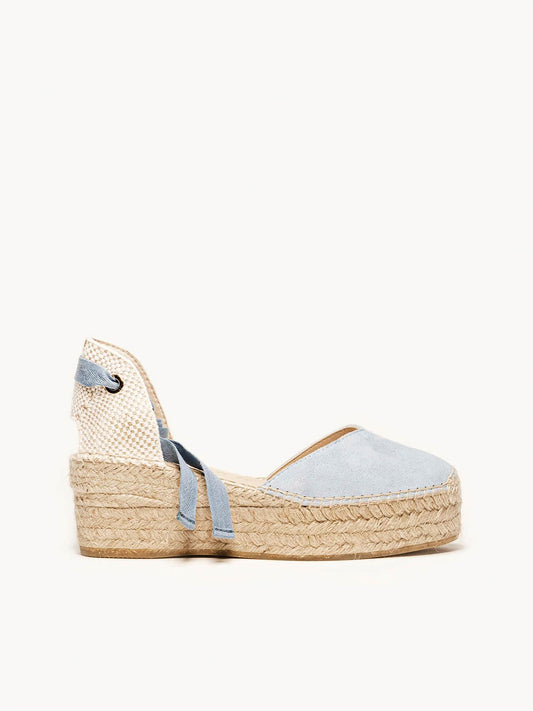 Sandália Plataforma Romero Azul Claro