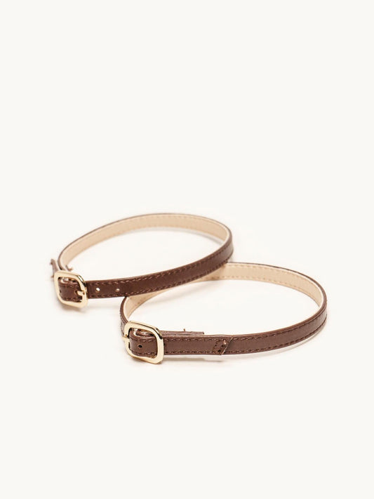 Pulseira Napa Marrom Escuro