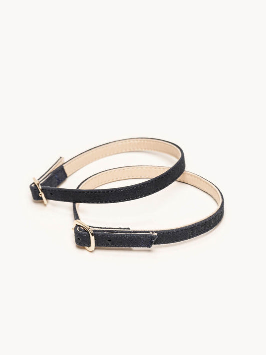 Pulseira Camurça Azul Marinho