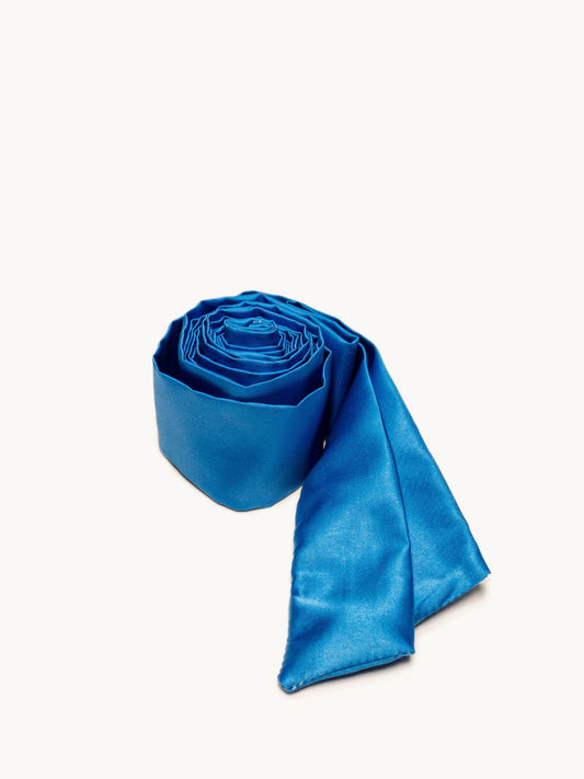 Lenço Cetim Azul