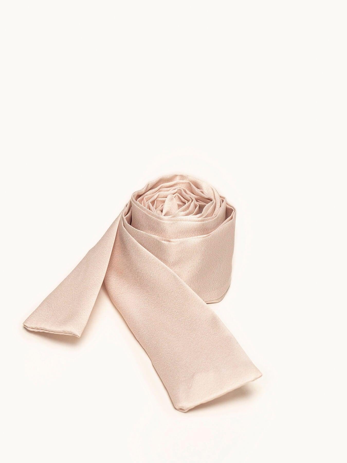 Lenço Cetim Rosa Claro