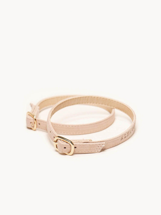 Pulseira Camurça Rosa Claro