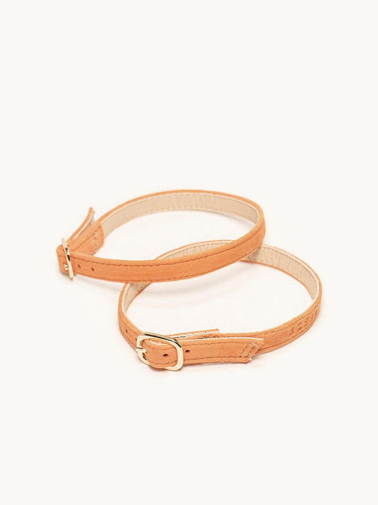 Pulseira Camurça Laranja