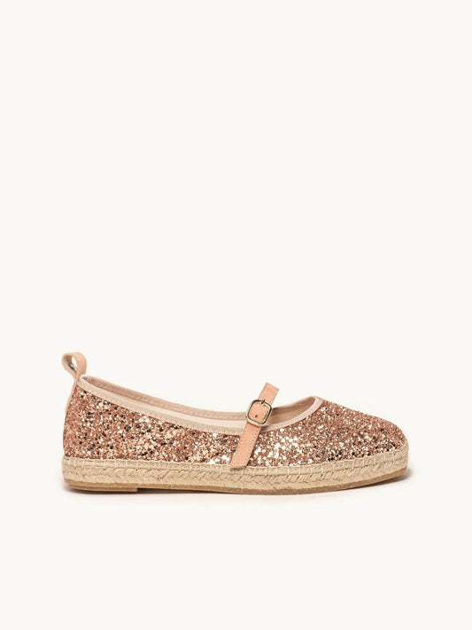 Sapatilha Campanilla Glitter Laranja Claro