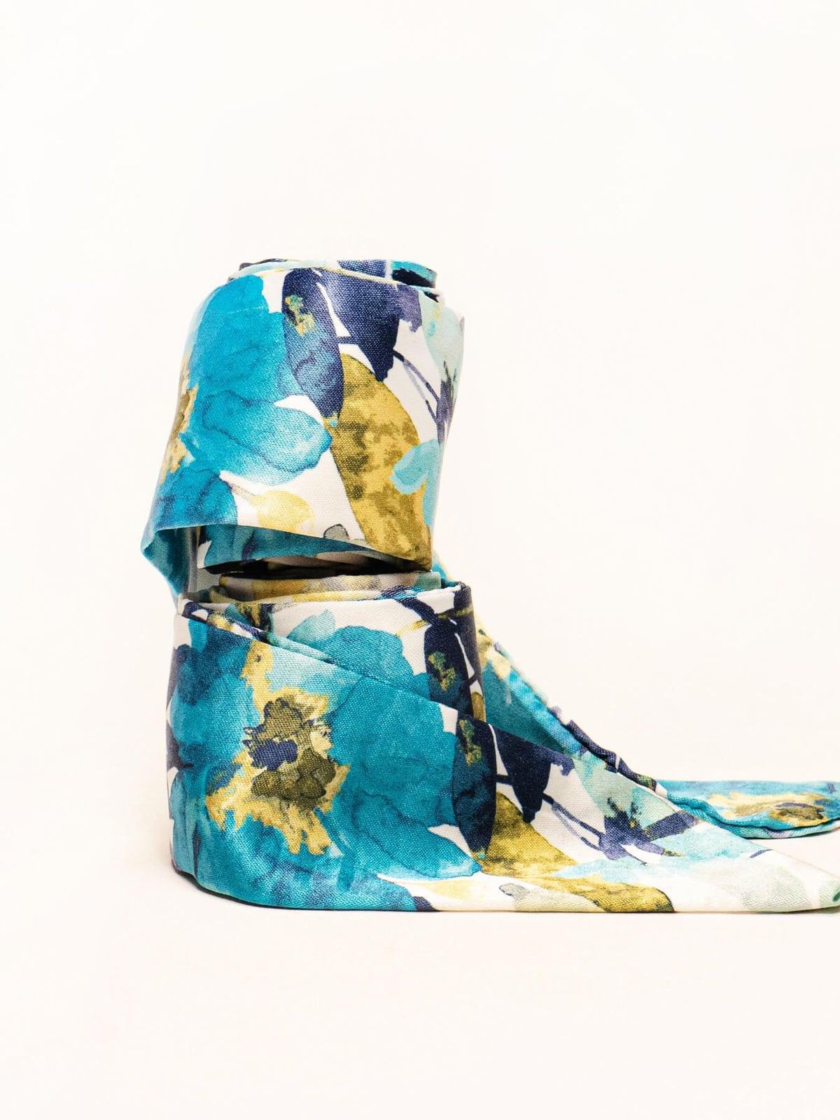 Lenço Floral Azul