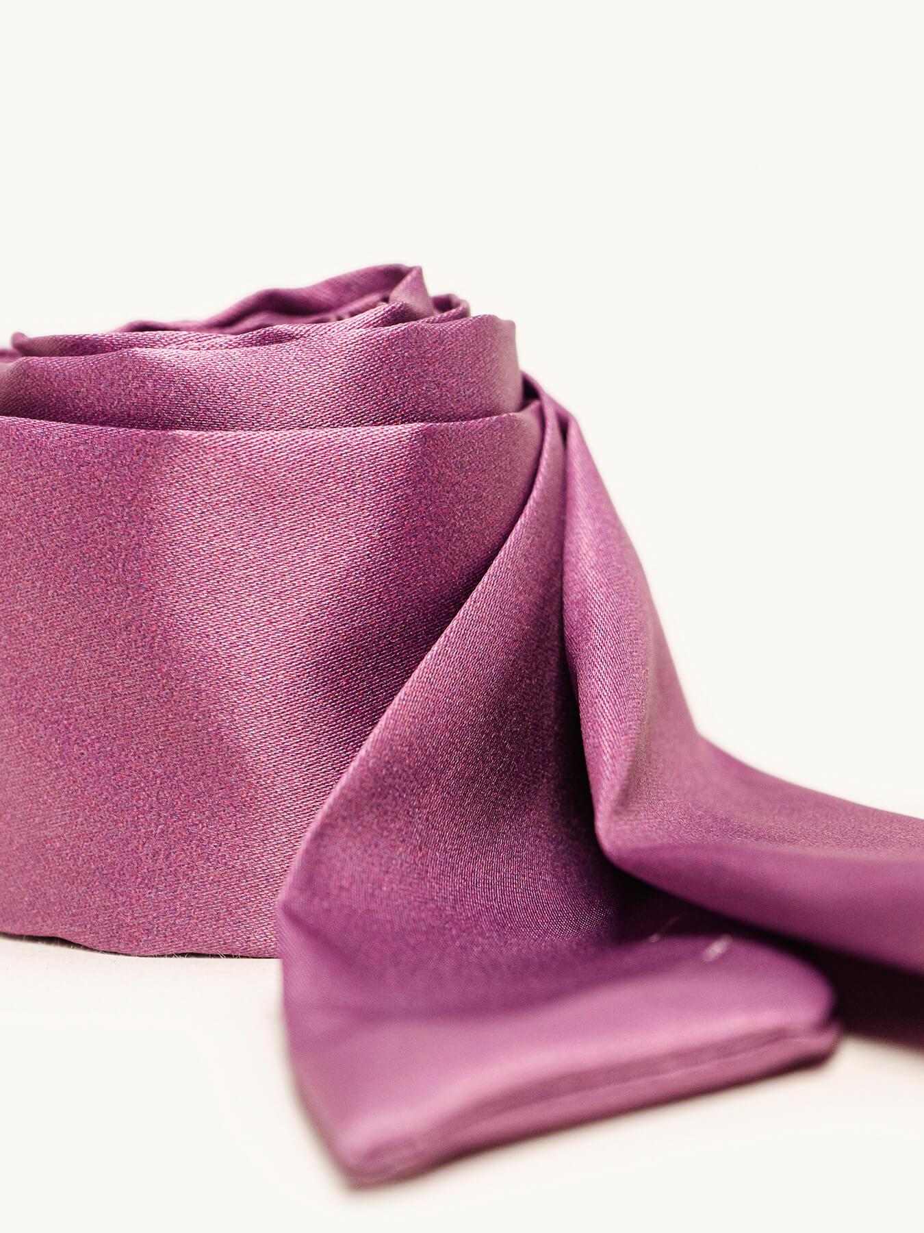 Lenço Cetim Roxo