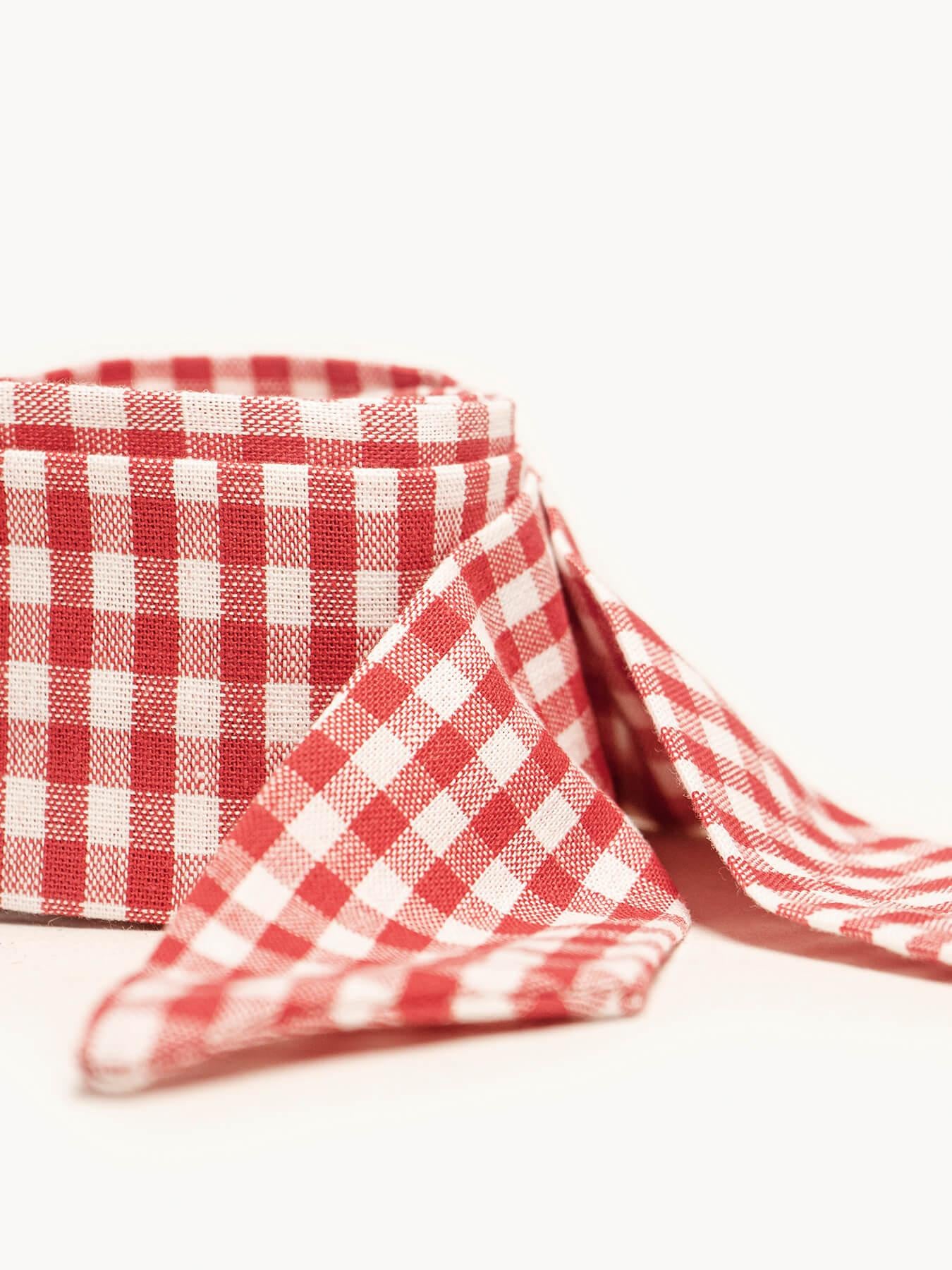 Lenço Vichy Vermelho