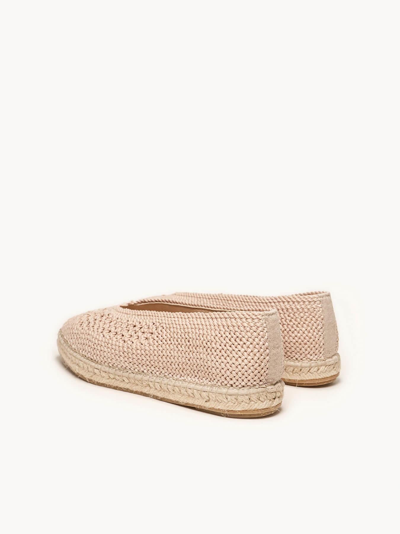 Sapatilha Calêndula Trançada Pedra