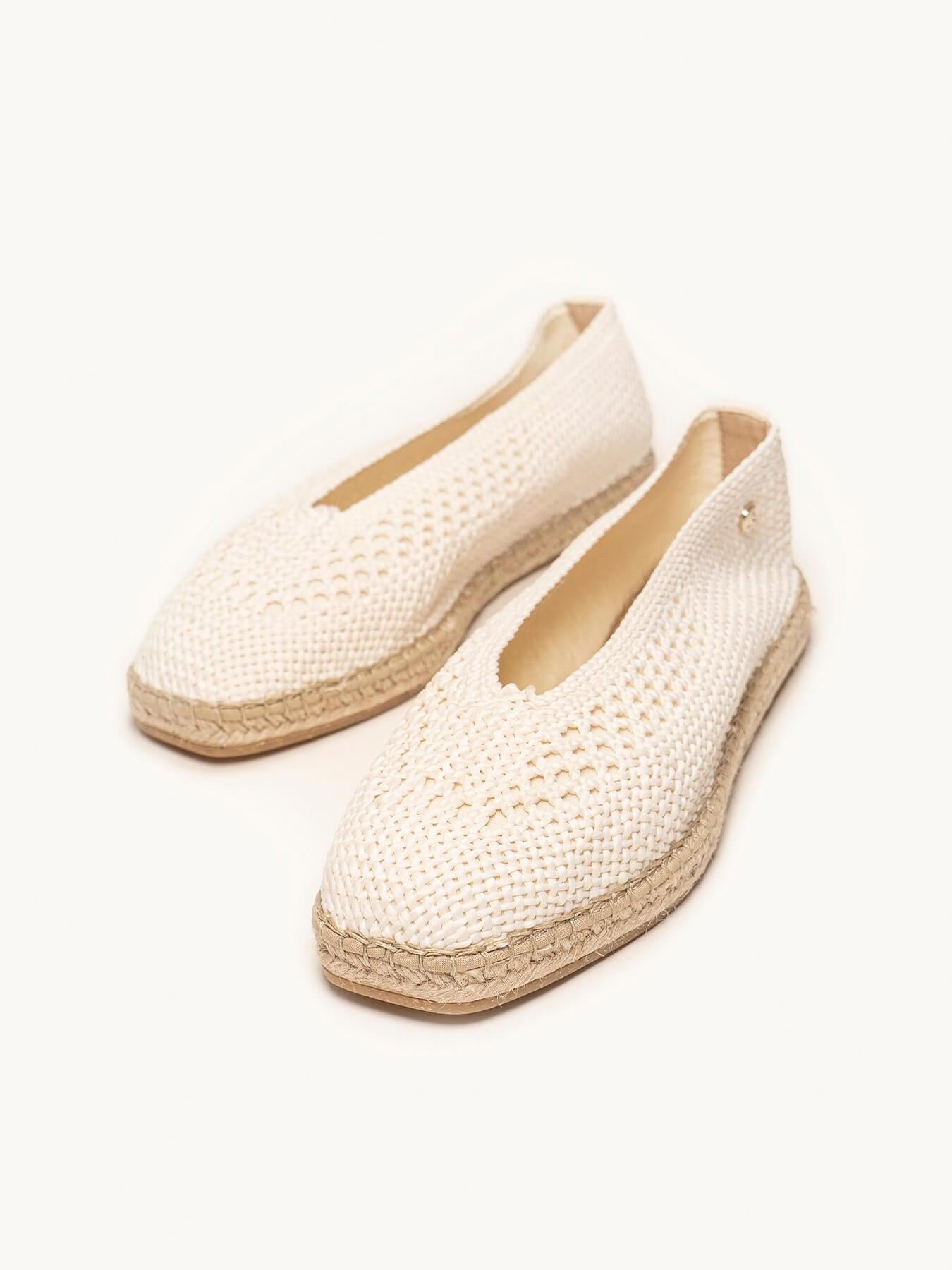 Sapatilha Calêndula Trançada Crua