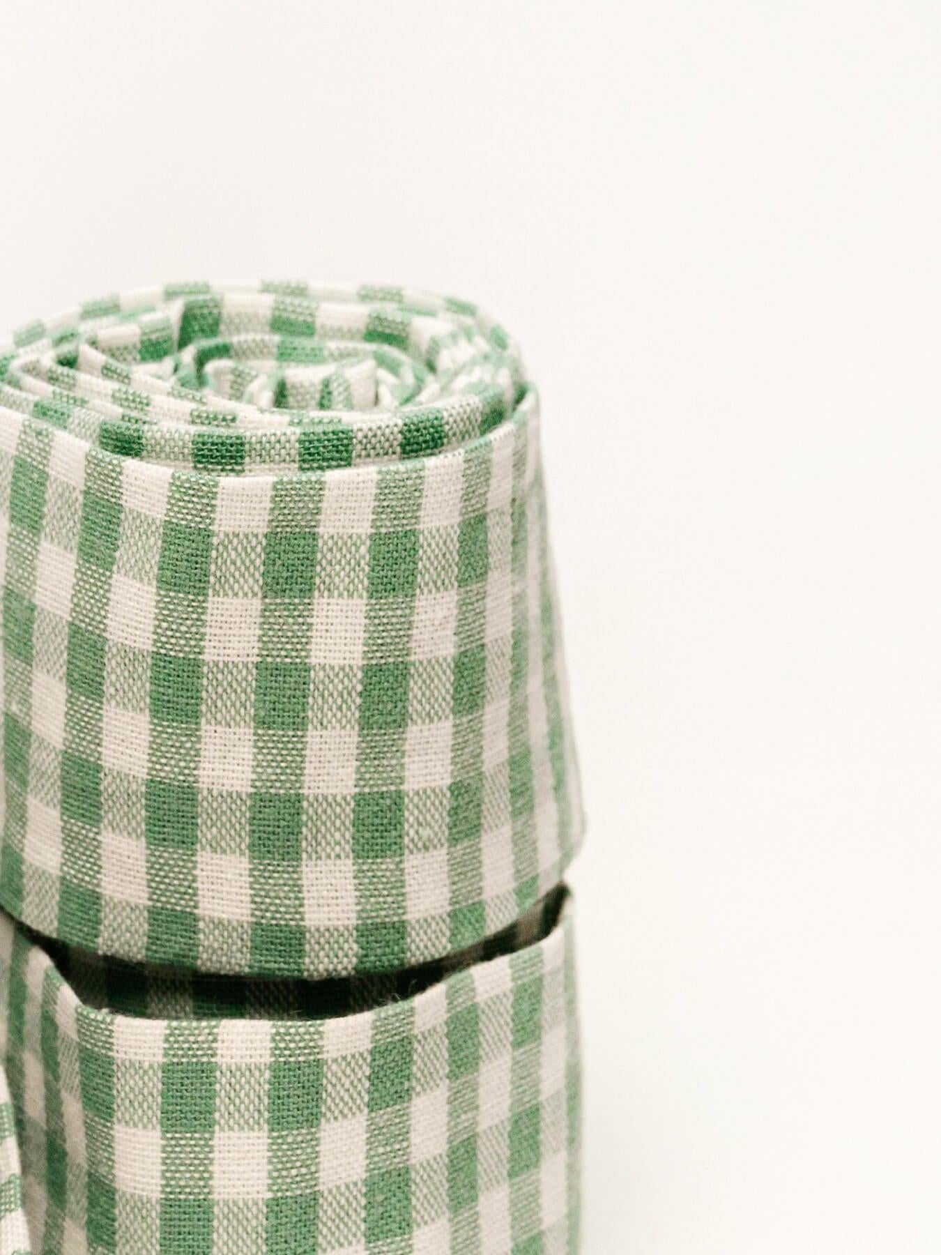 Lenço Vichy Verde Claro