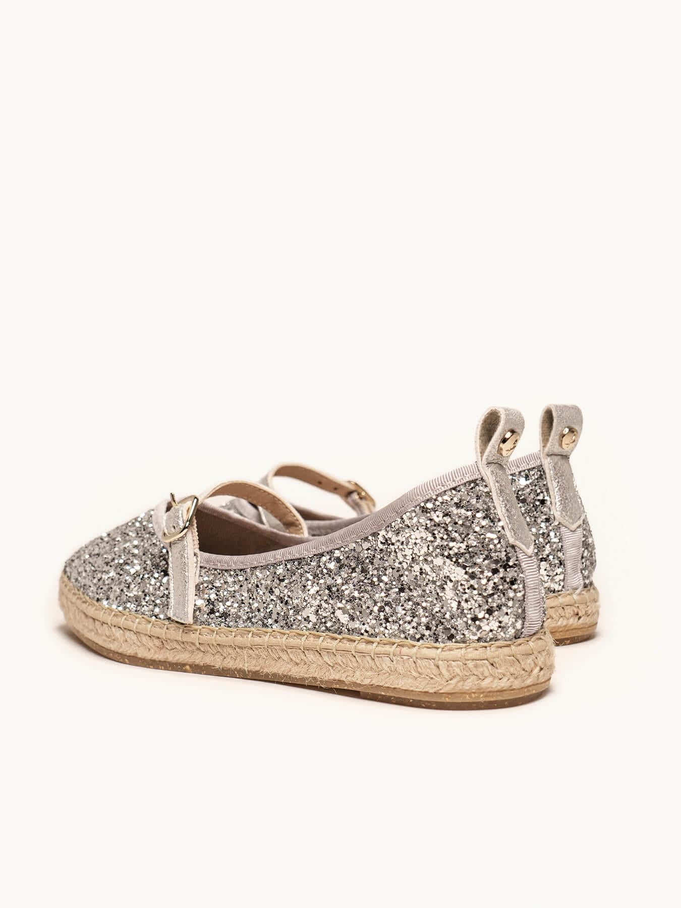 Sapatilha Campanilla Glitter Prata
