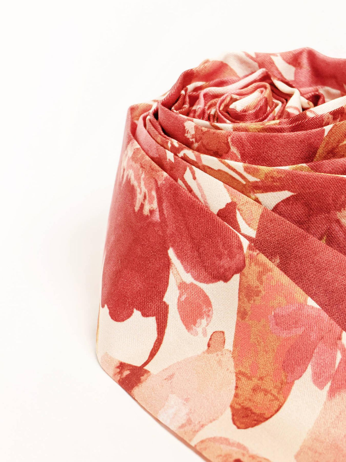 Lenço Floral Laranja