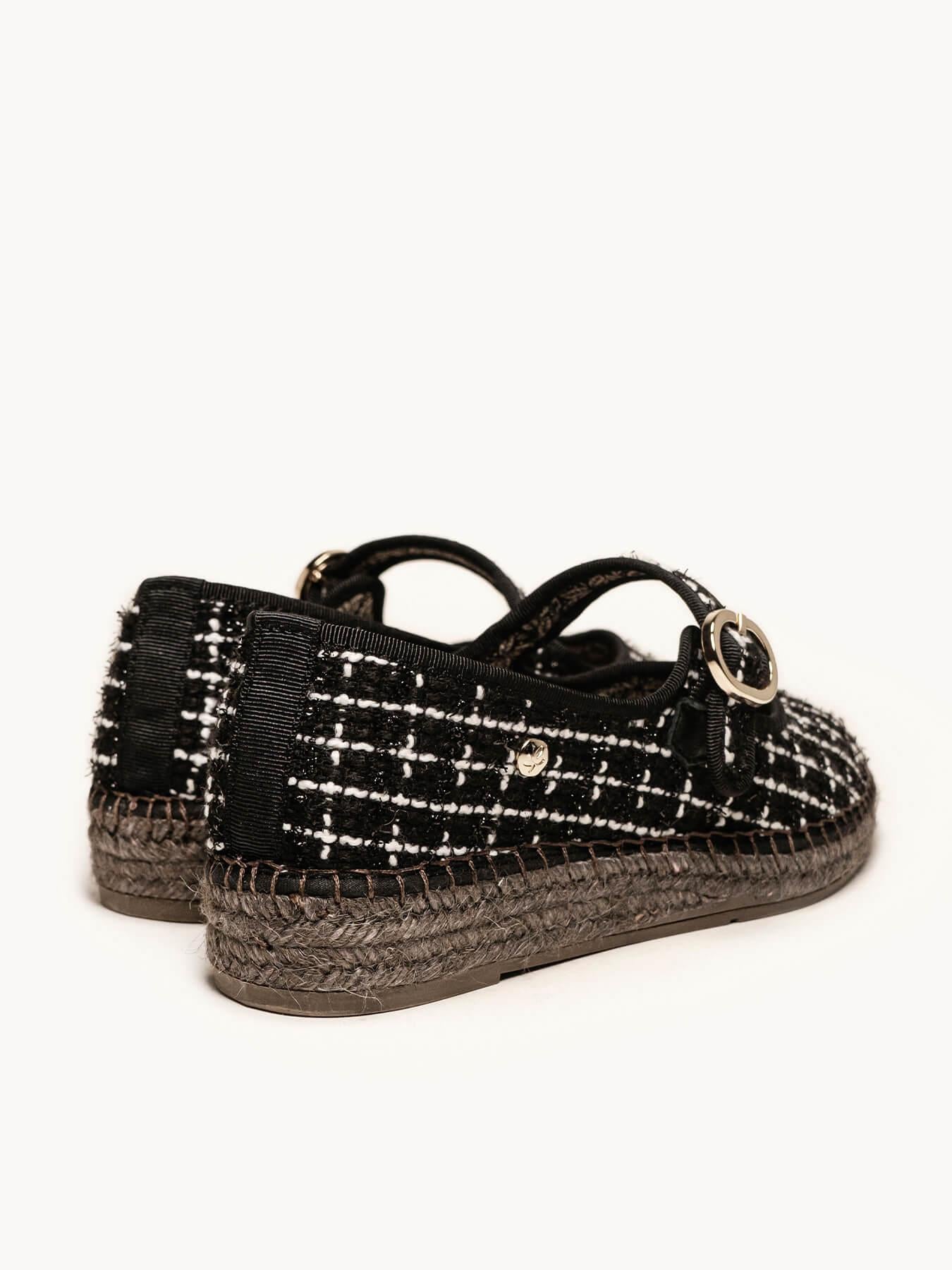 Sapatilha Azucena Tweed Preto