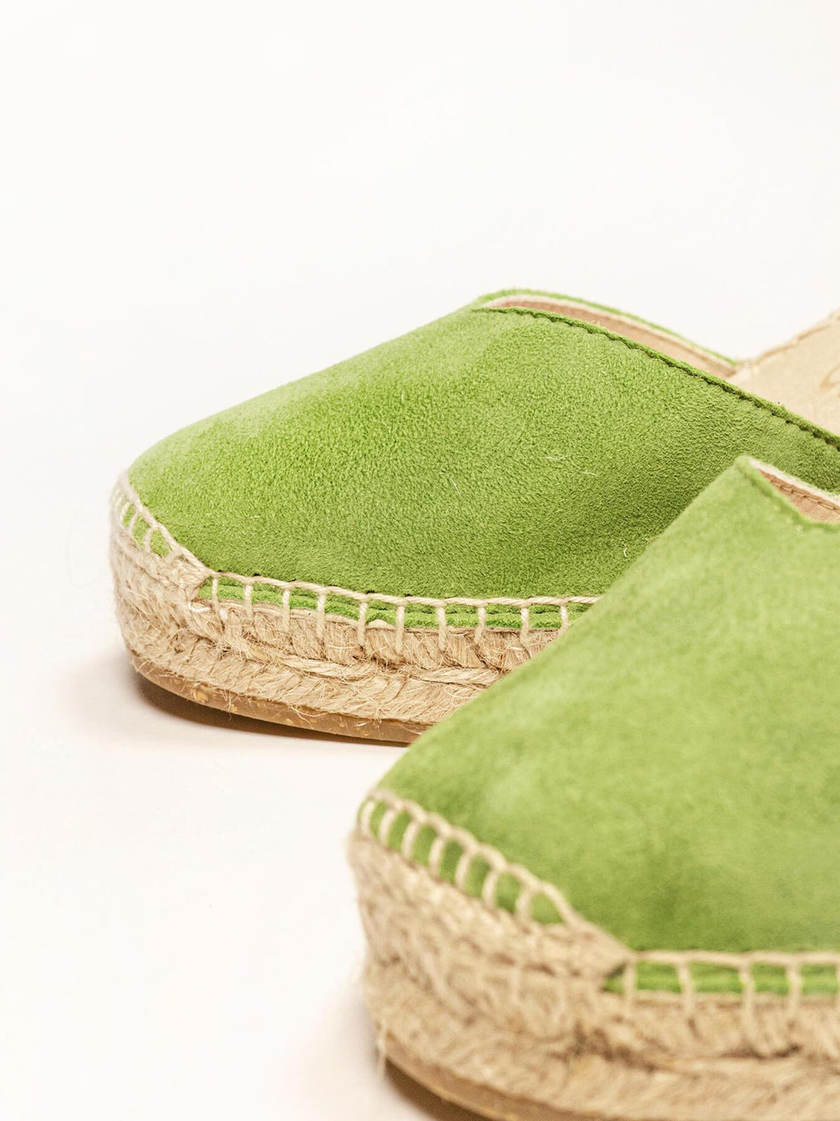 Sandália Jara Anabela 7 cm Camurça Verde