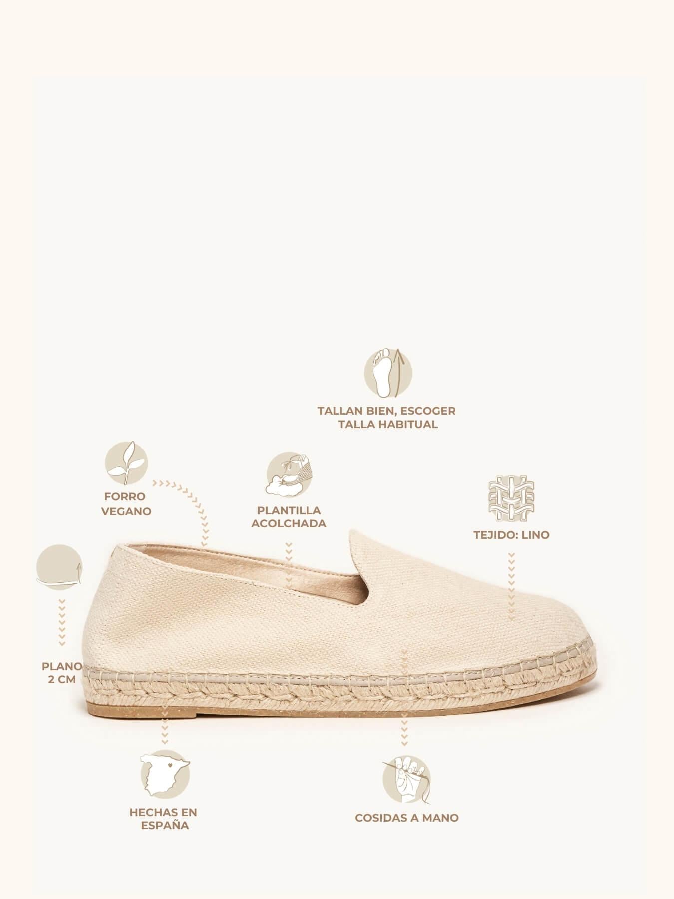 Mocassim Jacinto Linho Areia