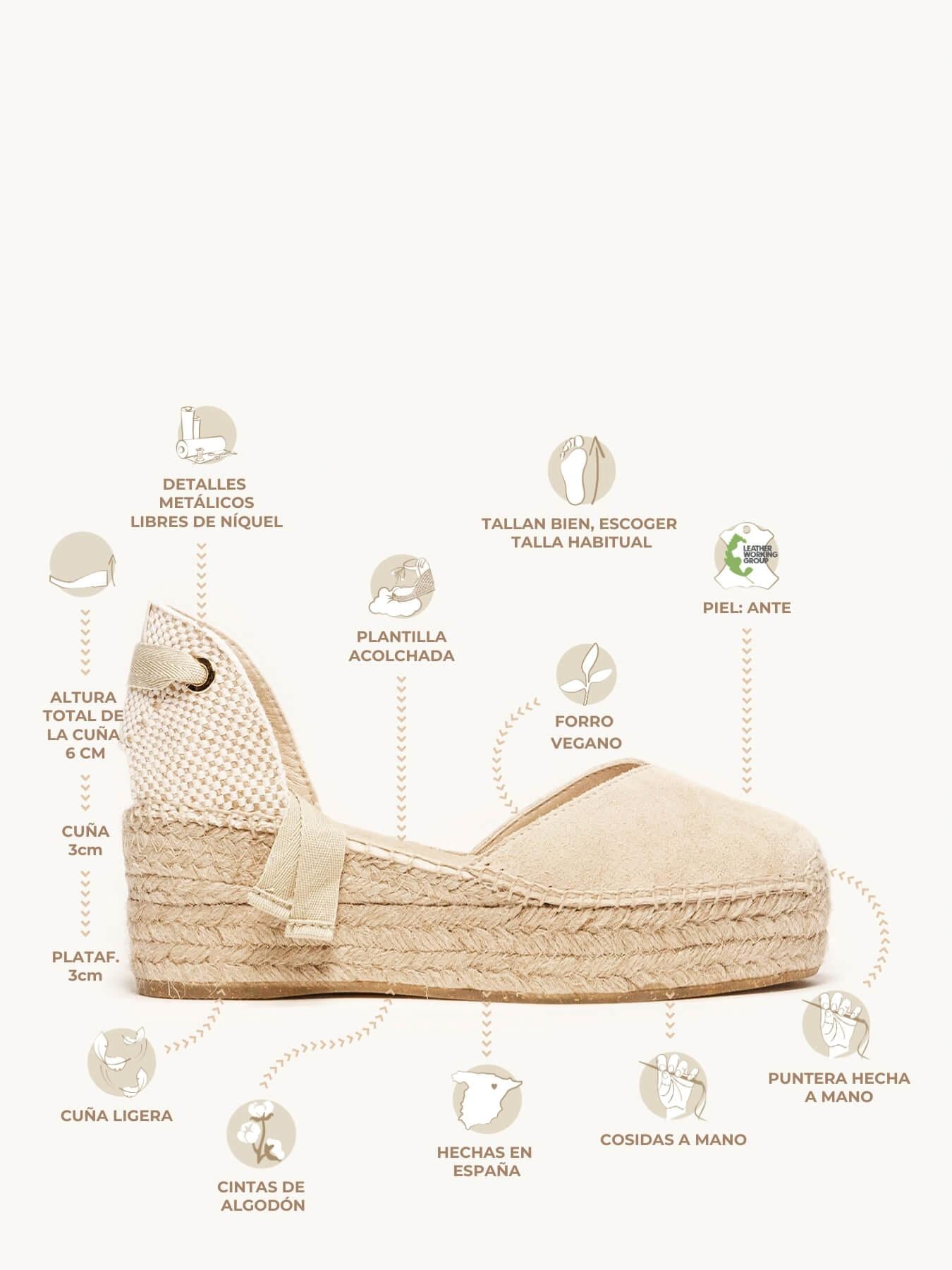 Sandália Plataforma Romero Areia